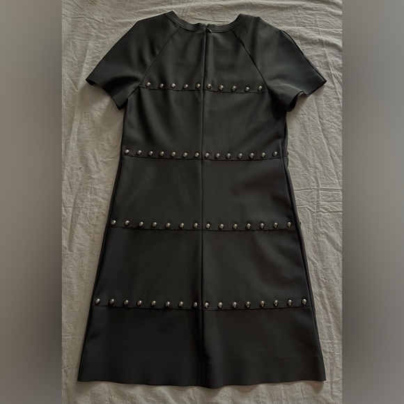 TORY BURCH Waterbury Stud Dress - Black - Size S - Picture 2 of 6